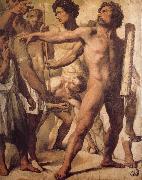 Jean-Auguste Dominique Ingres Study of Christ oil